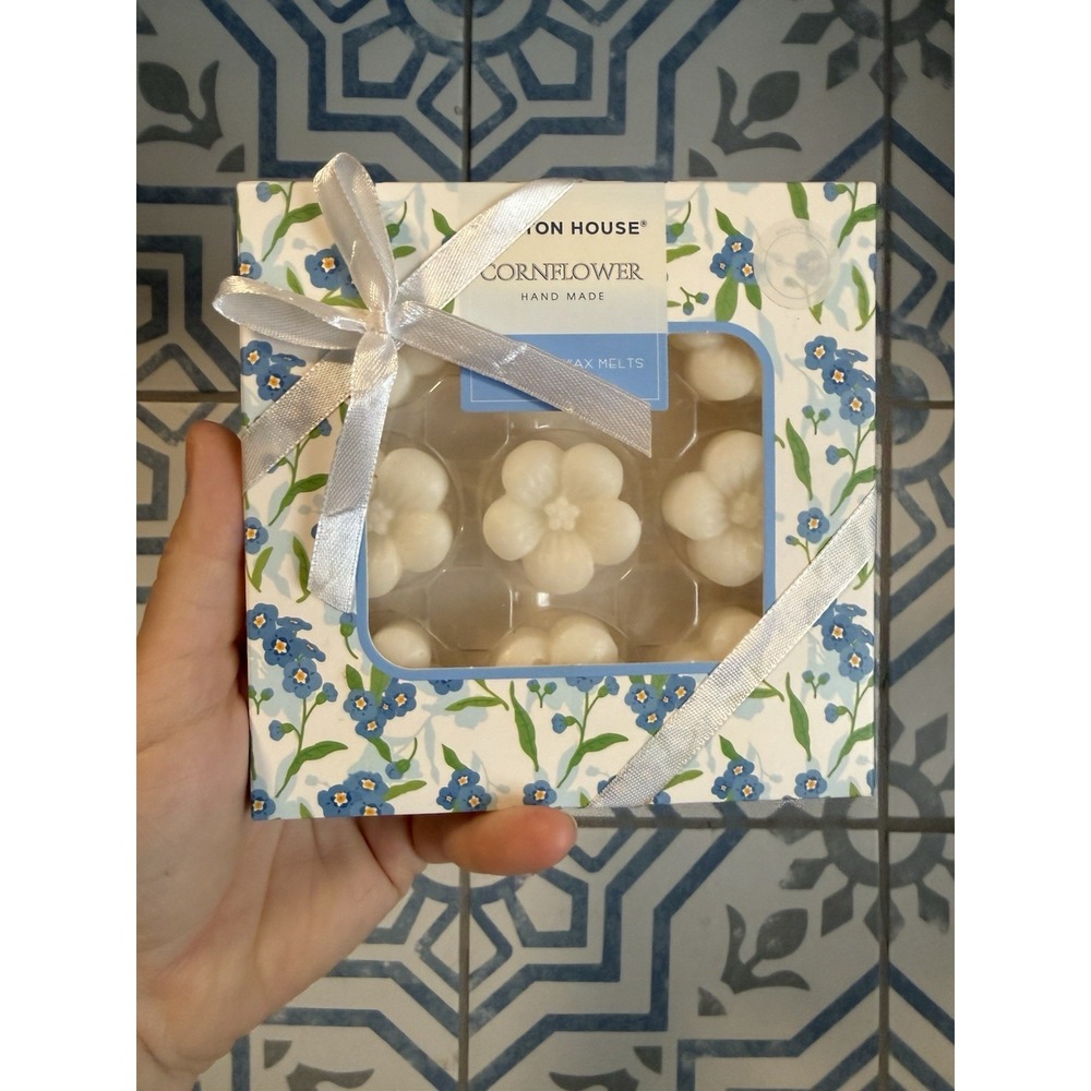 Kirkton House Aldi Finds Elegant Cornflower Blue Handmade Scented Wax Melts NIB